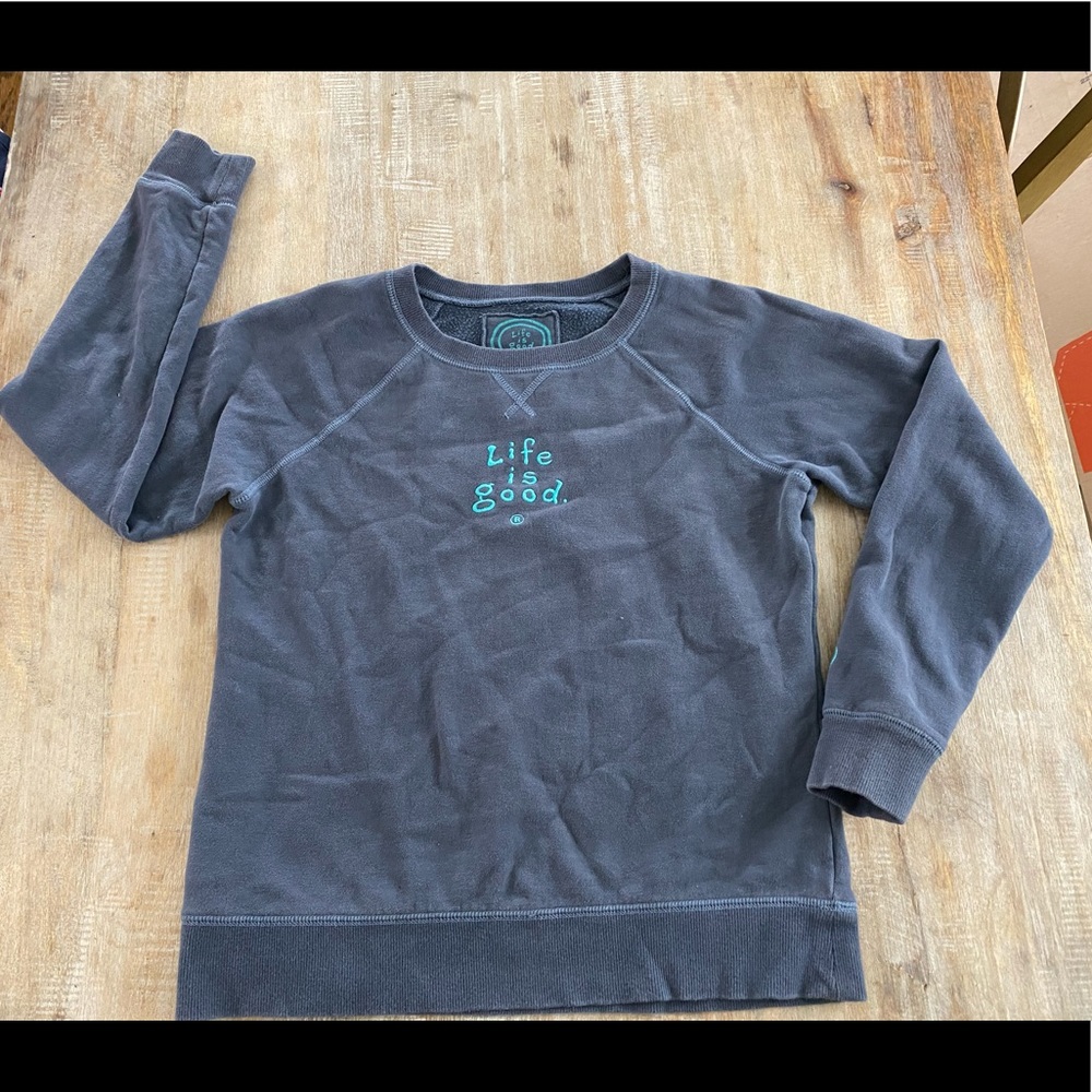 Life is Good Crew Neck Sweatshirt S